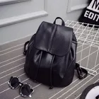 Fashion Cheap New Style Casual Portable Drawstring Fashion Cheap Ladies Polyester Pu Backpack Bag For Girls