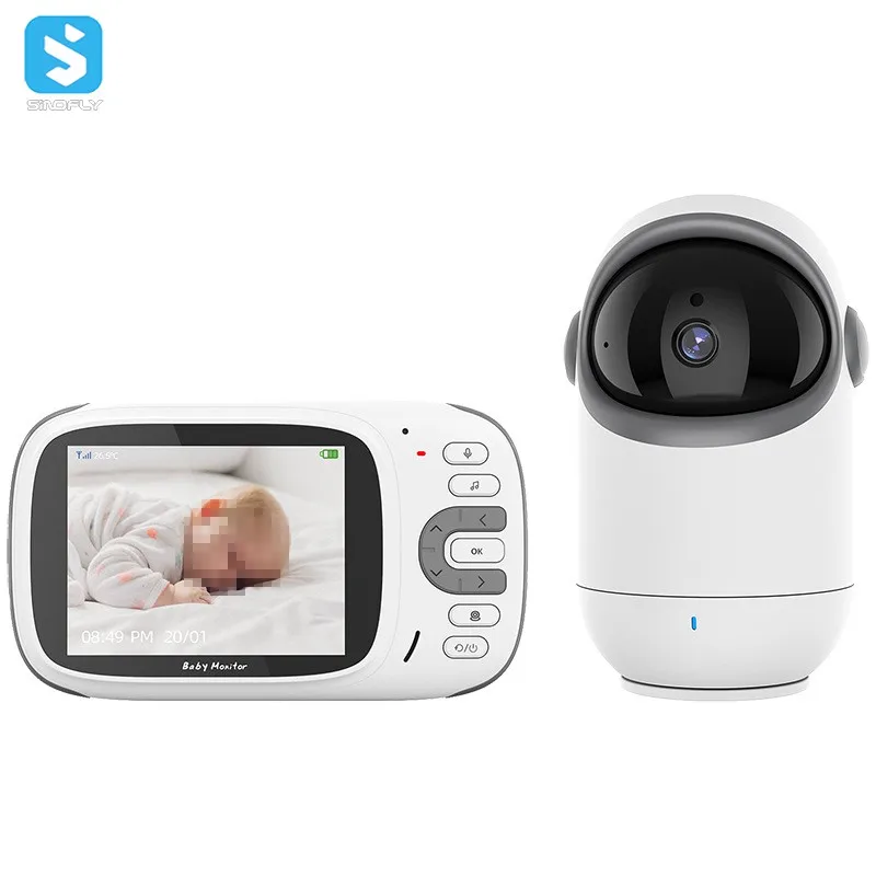 Factory 3.2 Inch Baby Monitor with Camera Video HD Power Saving Mode Temperature Sleep Camera Audio Baby Monitor