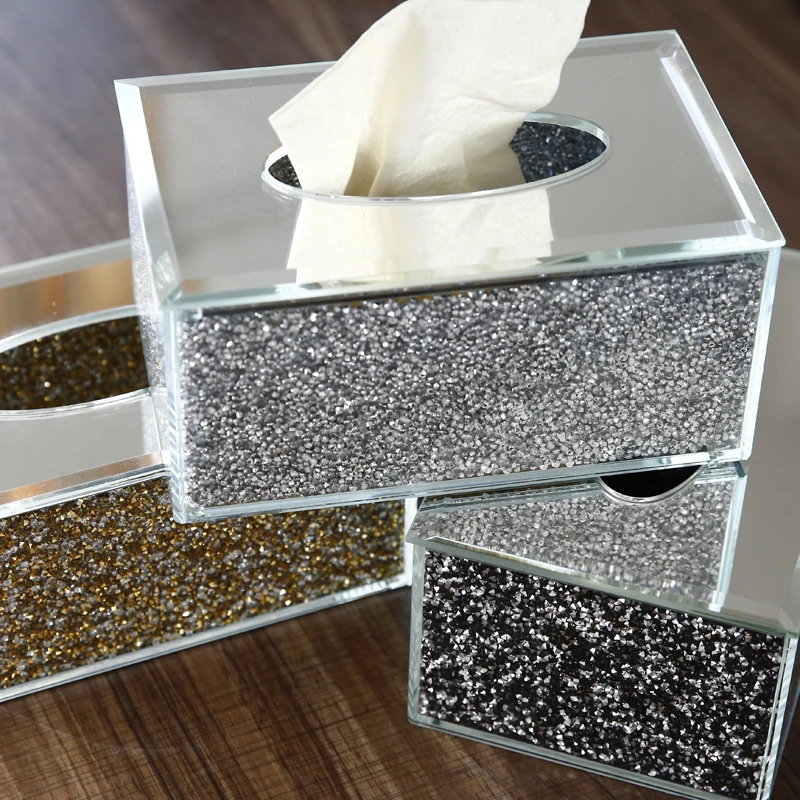 mirrored tissue holder