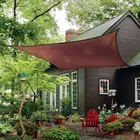 Waterproof Outdoor Shade Custom PE Anti UV Outdoor Wind Waterproof Shade Sails