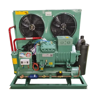 R404a Semi Hermetic Piston Refrigeration Compressor Condenser Unit For