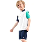 Boy Boys Children Color Block Uniform Style Baby Boy Clothing Boys Summer Polo Cotton T Shirt For Sports