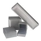 Silver Box Silver Custom Luxury Silver PU Leather With Logo Elegant Jewelry Set Box