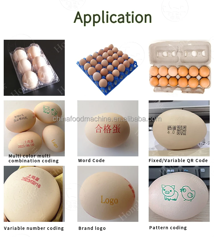 High Quality Printer Automatic Stamping Inkjet Mark Eggs Expiry Date Printing Machine on Egg Price details