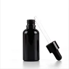 10ml 100ml Dropper Dropper 5ml 10ml 15ml 20ml 30ml 50ml 100ml Glossy Black Glass Bottle With Dropper Serum Bottles