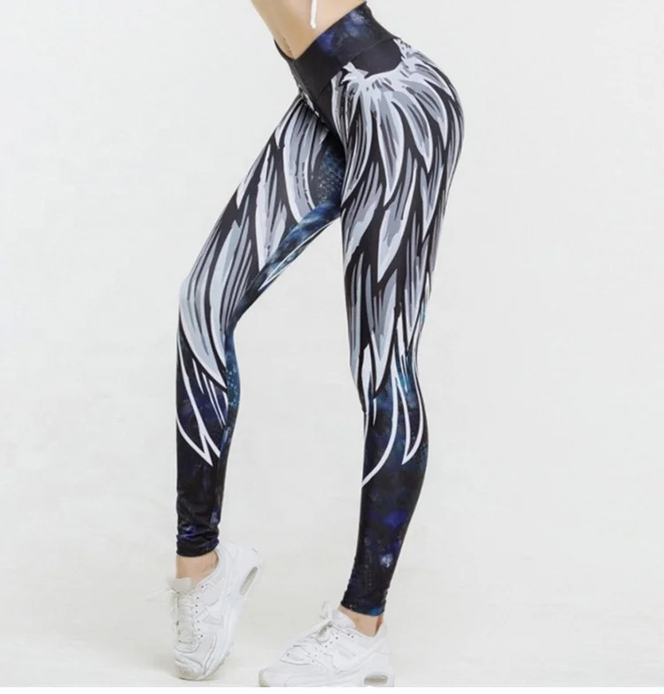 Black Leggings Funky Gym Leggings 