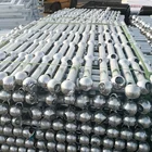 Stair Ball Outdoor Industrial Galvanized Stair Ball Joint Handrail Railing Match The Steel Grid In The Walkway