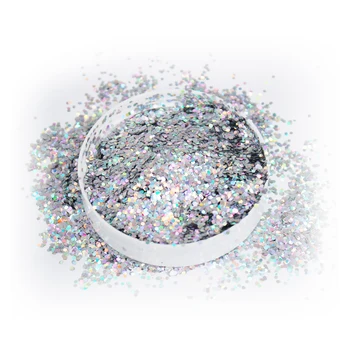 2020 bulk holographic glitter craft chunky, glitter powder for Christmas decoration PET glitter powder