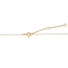 Pearls Pendant Milskye Exquisite Sparkling Pearls Collocation Engravable 14K Gold Pendant Necklace