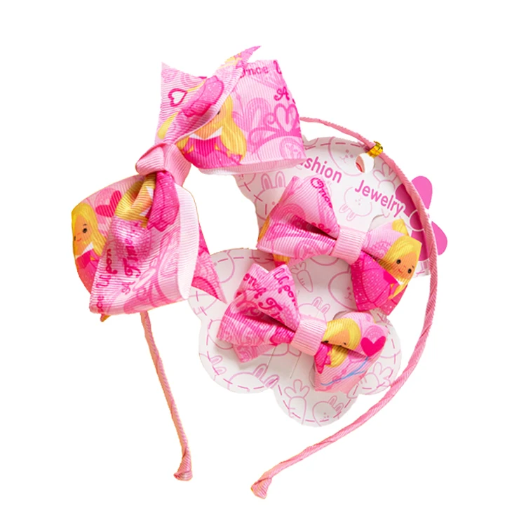 Hot selling fashion 3pcs set hairband handmade for gril  hair accessories