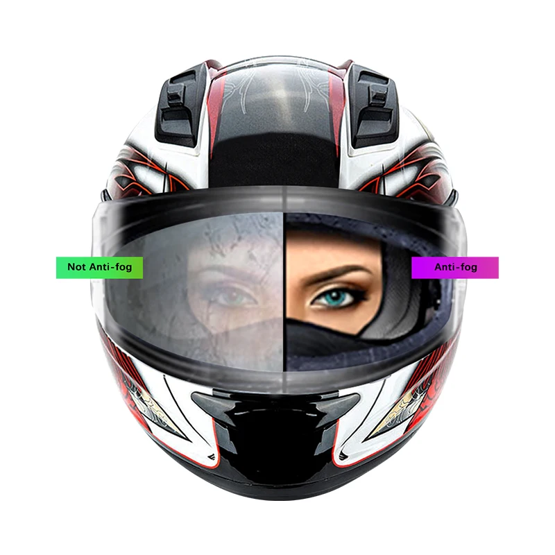 fog proof motorcycle helmet