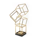 Decoration For Art Desig Metal Luxury Golden Home Decoration Accessories For Restaurant/hotel