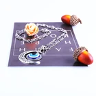 Pendant For Jewelry Alloy E-bay Best Selling Evil Eyes Moon Pendant For Women Jewelry Silver Alloy Chains Necklace