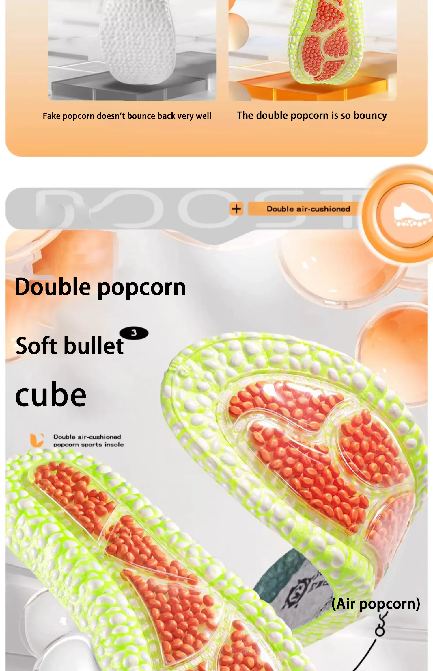 Custom Full Palm Air Cushion Sports Insoles Wholesale Custom Full Palm Air Cushion Sports Insoles Wholesale