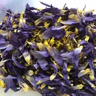 4009 Lan Lian Hua Wholesale Chinese Dried Flower Open Blue Lotus Petals For Tea