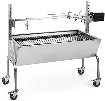 Danhui BBQ Grill Charcoal Stainless Steel Pig Lamb Hog Roast Machine Lamb Roasting Oven Rotary Grill