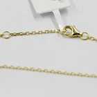 Circular Pendant Necklace S925 Sterling Silver Gilt Circular Pendant Rainbow Zircon Necklace