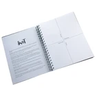Spiral Agenda 2021 Custom Hardcover Notebook Spiral Binding Printing Private Label Journal Agenda Planner