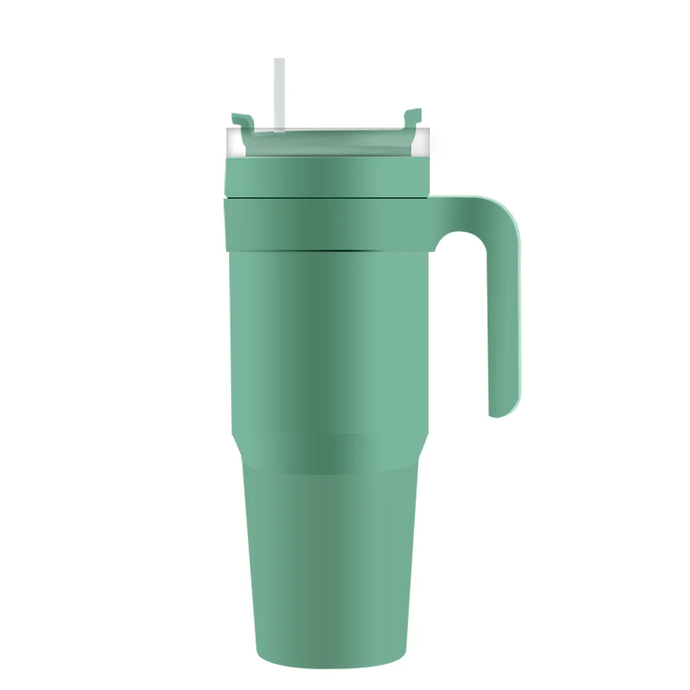 Hot Sale Double Wall 40oz Large Capacity Tumbler With Handle Stainless