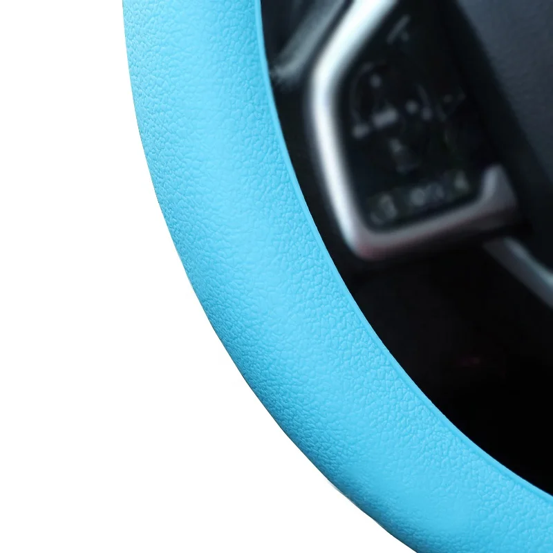 Hot Sell Luxury Silicone Steering Wheel Cover for Women Custom Color Car Steering Wheel Cover