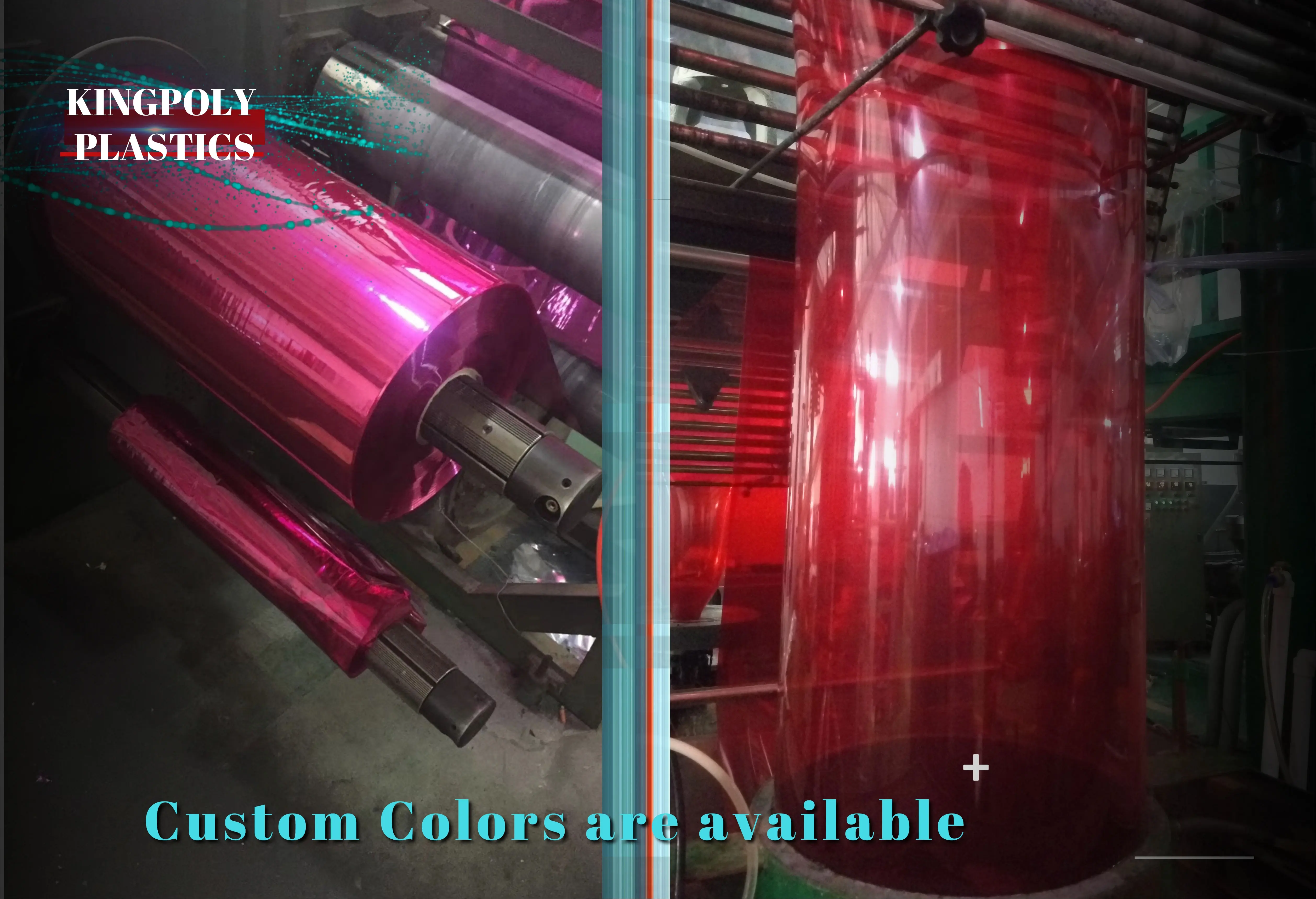 Guangzhou Factory directly sale PVC heat shrink bags rolls thermo shrink film/shrink wrap bags