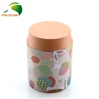 Biscuits Can Custom Tinplate Metal Tube Packaging Biscuits Cookie Tin Can With Lid