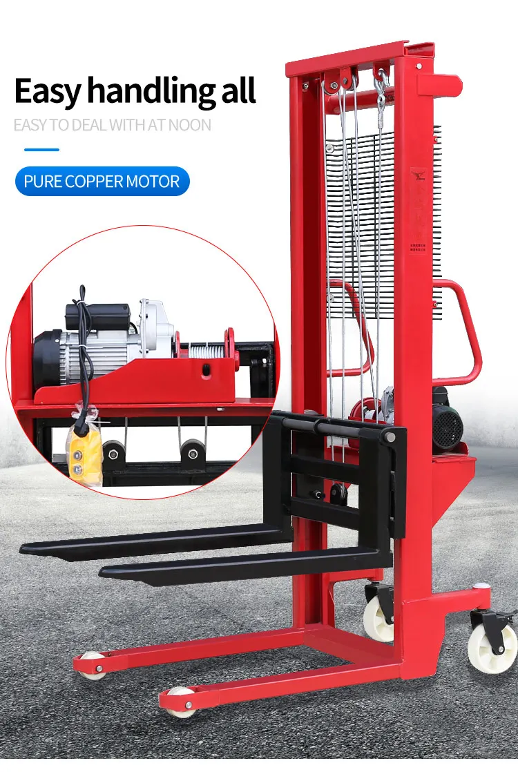 high efficiency Hand Truck hydraulic pallet lift Forklift Machine with low price manual stacker