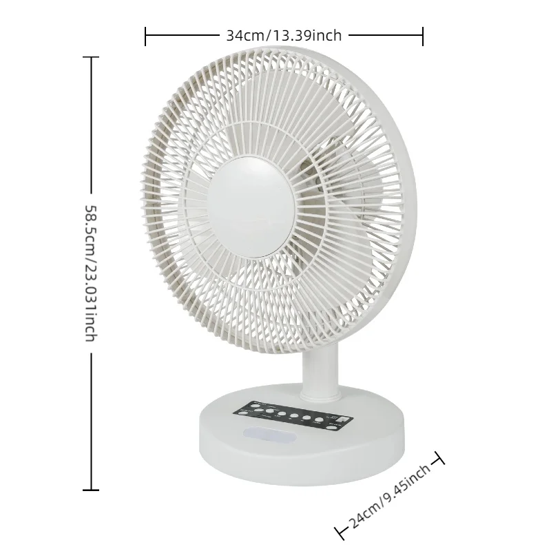 Electric Table Fan, Solar, USB, 5V, Brushless - detail 8