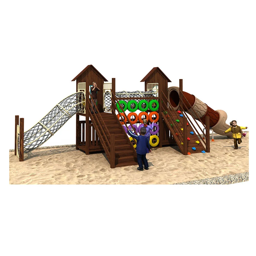 commercial wooden playground equipment