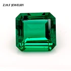 Lab Grown Emerald Colombian Hydrothermal Loose Gemstones Octagon 12.66*13.17MM 8.42CT