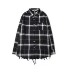 Black Shirt Men's Business Shirt Black Flannel Shirt Mens Wholesaler