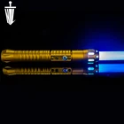Teenager Metal Toys Gift RGB Force Lightsaber Color Changing With Light Sound Blaster Flash On Clash Light Saber