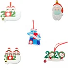 Ornament Family Personalized Quarantine 2020 Christmas Ornament Kit Survivor Family Of 2-7