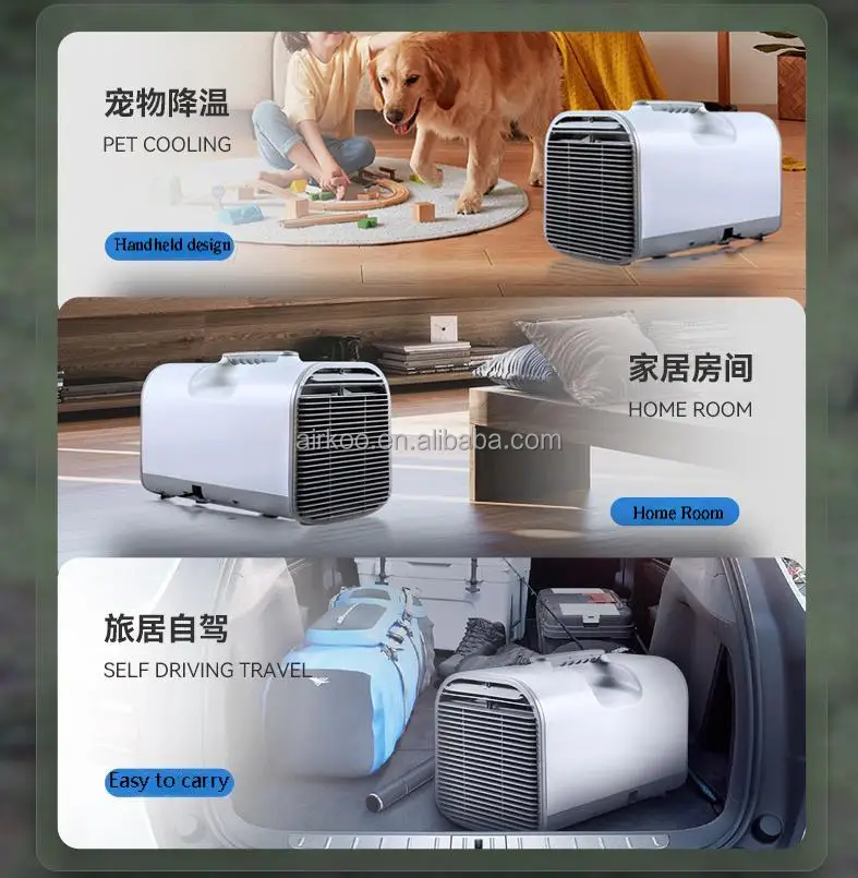 Portable Mini Air Conditioner, 12V, 220V - detail 8