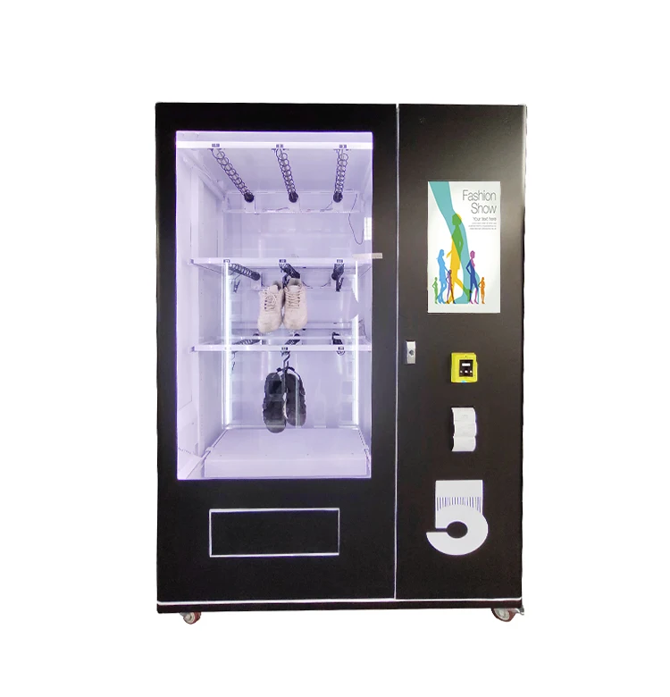 Custom Touch Screen Vending Machine Smart Shoes And Clothing Vending