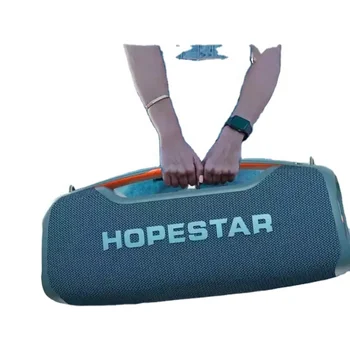 Hopes Tar Anker Blue Tooth Outdoor Horn 100W Vibration Rechargeable Portable Partybox Dual Woofer Speaker A60