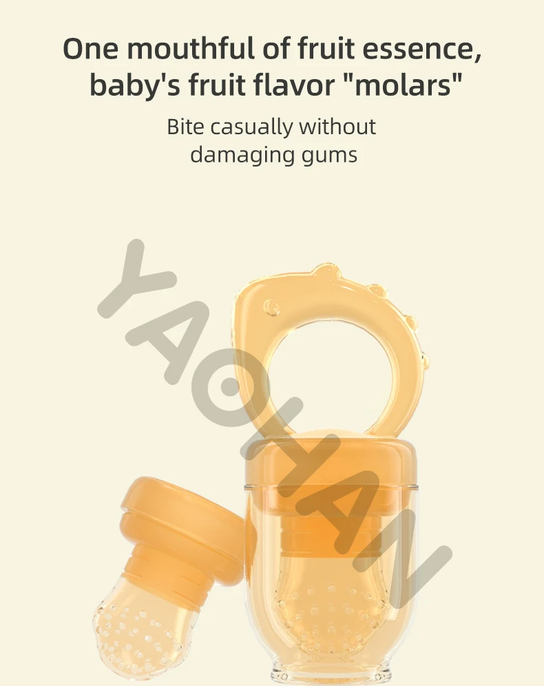 Food Grade Silicone Baby Pacifier Holder for baby products &Kids Storing Fruits Vegetables Complementary Foods Essential
