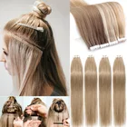 Hair Tape Hair 30% OFF Popular Skin Weft Straight 100% Remy Human Hair Tape Extensions