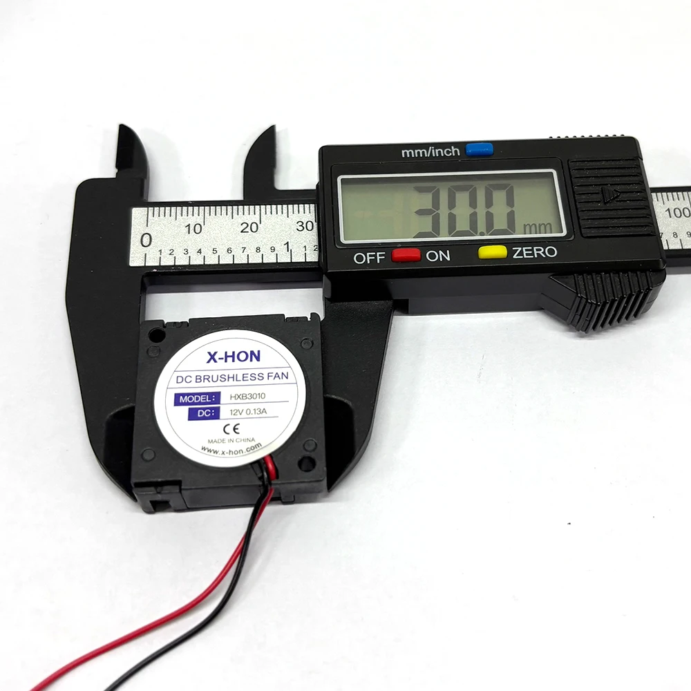 Flow Industrial Brower Fan, Axial, 30x30x10, 30mm, 5v - detail 2