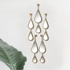 Mirror Modern Living Room Decoration Home Mirror Decor Set Teardrop Mirror Wall Decor