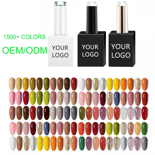 Wholesale Private Logo Professional Long Lasting UV LED Nail Gel Manufacturer Soak Off Hema Free Colors Gel Polish