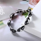 Cz New Fashion Charm Bracelets Ceramic And CZ Stones Beaded Bracelet Tennis Bracelet
