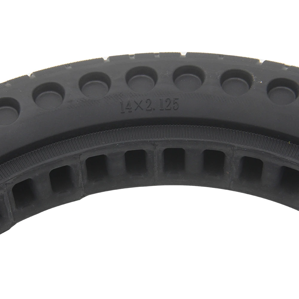 14x2.125 Solid Tire Manufacturer E Bike Fat Tire Anti Puncture Honeycomb Tires for Bicycle Scooter Parts Trottinette Électrique