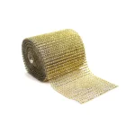 Crystal Rhinestone Rhinestones 24 Rows Of Sparkling Diamond Mesh Wrap Roll Faux Crystal Faux Rhinestone Diamante Ribbon