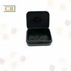 Metal Box Boxes Metal Recyclable #91 Metal Material 2.35" Width Tin Box With Child-Resistant Mechanism Hinge Style