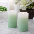 Candle| Candle Led Flame Candle Claire Smart Flickering Window Candle| Windproof Led Moving Flame Ombre Candle