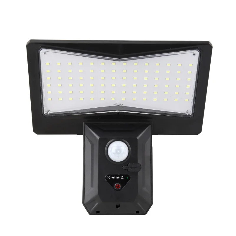 outdoor wall lights exterior mounted 84LED Integrated wall lamp with bracket solar sensor wall light outdoor