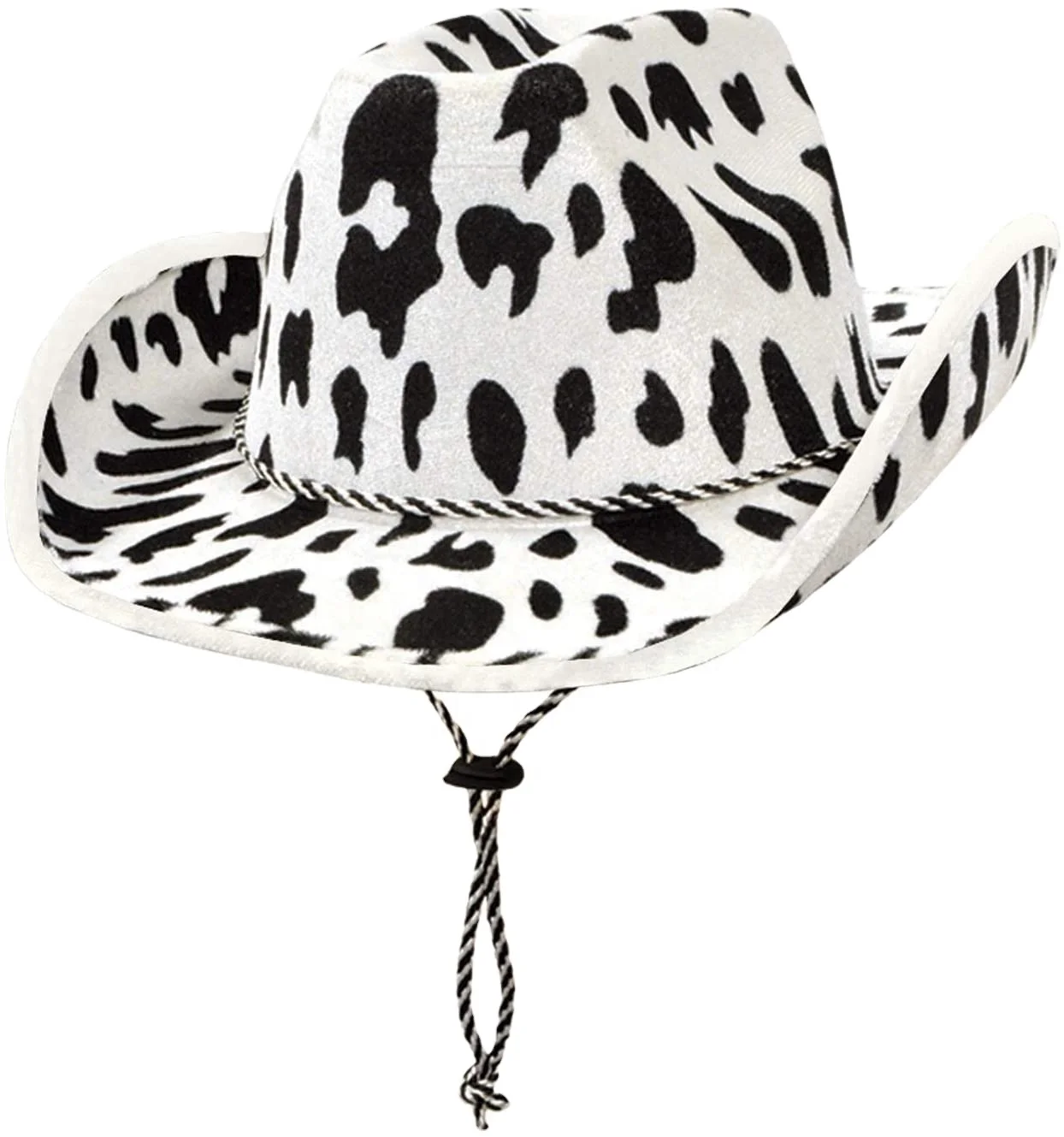 animal print cowboy hat