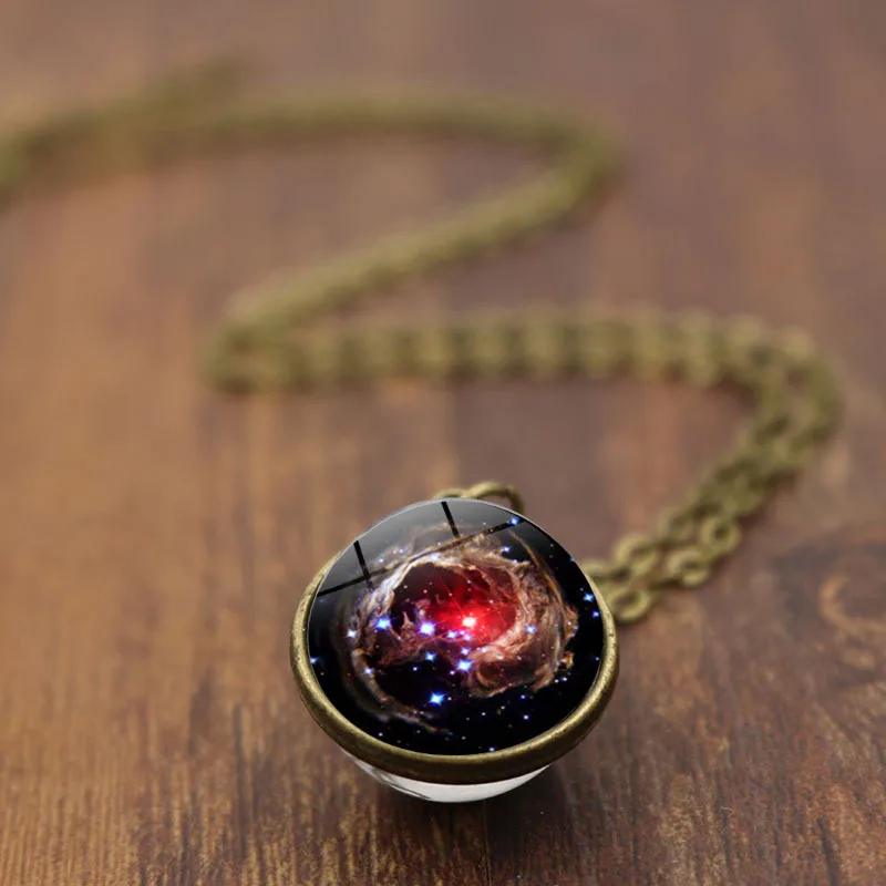 galaxy ball necklace