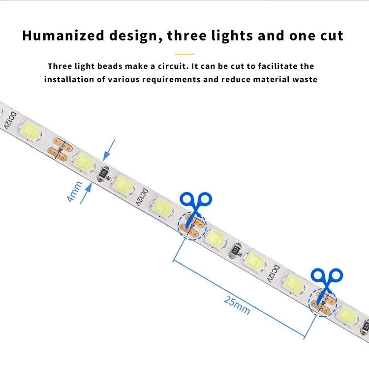 product bande lumineuse led strip smd2835 12v 24v 120 led diodes light strip suppliers-8